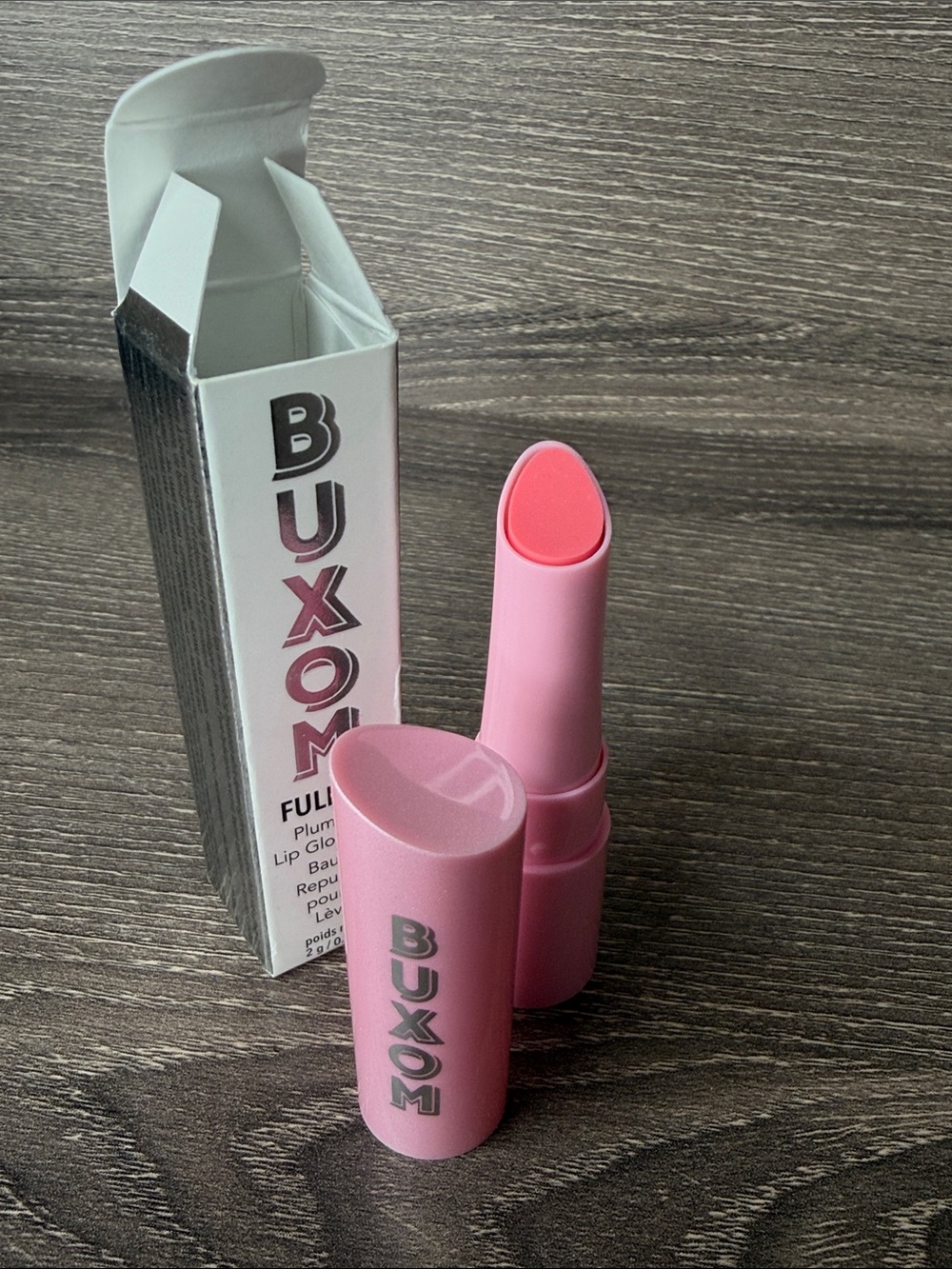 ❤️$19 NWT Buxom Full-On Plumping Lip Glow Balm 2g Shade Rose All Day